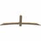Ekena Millwork Bellingham Rough Sawn Timber Gable Bracket, Douglas Fir, 72"W x 24"H x 2"D x 4"F, 8/12 Pitch GBW072X24X0204BEL00RDF - alternate 2